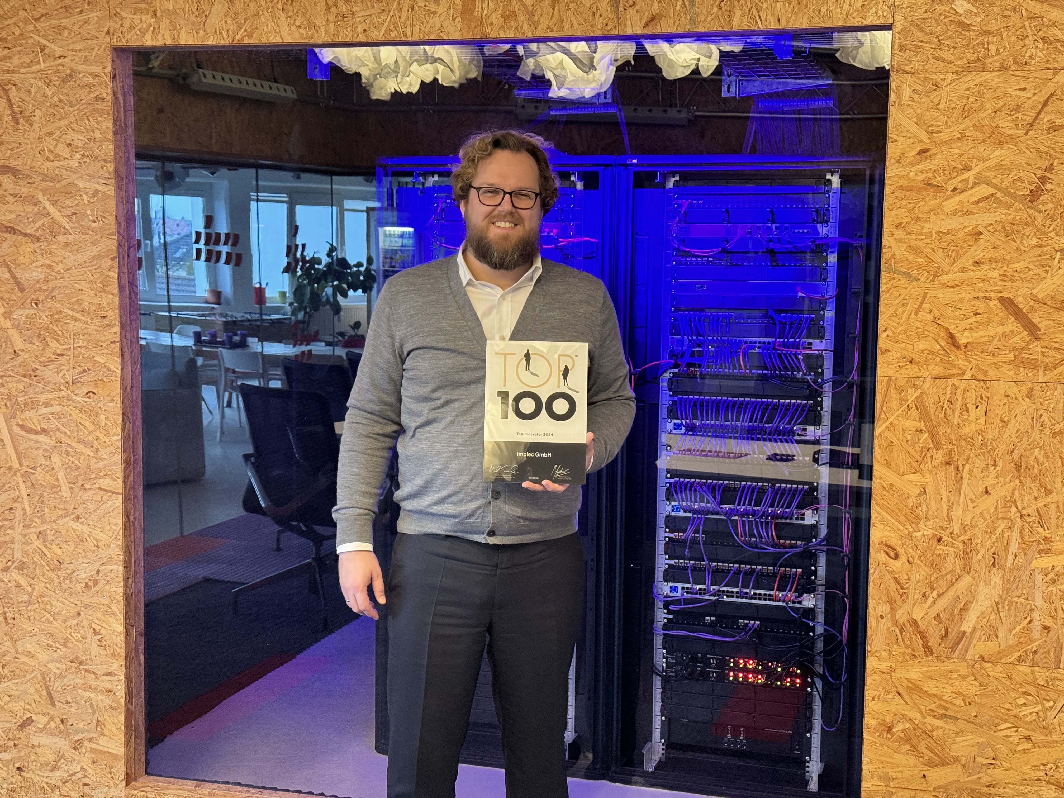 implec ist TOP 100: ausgezeichnet als Top-Innovator 2024