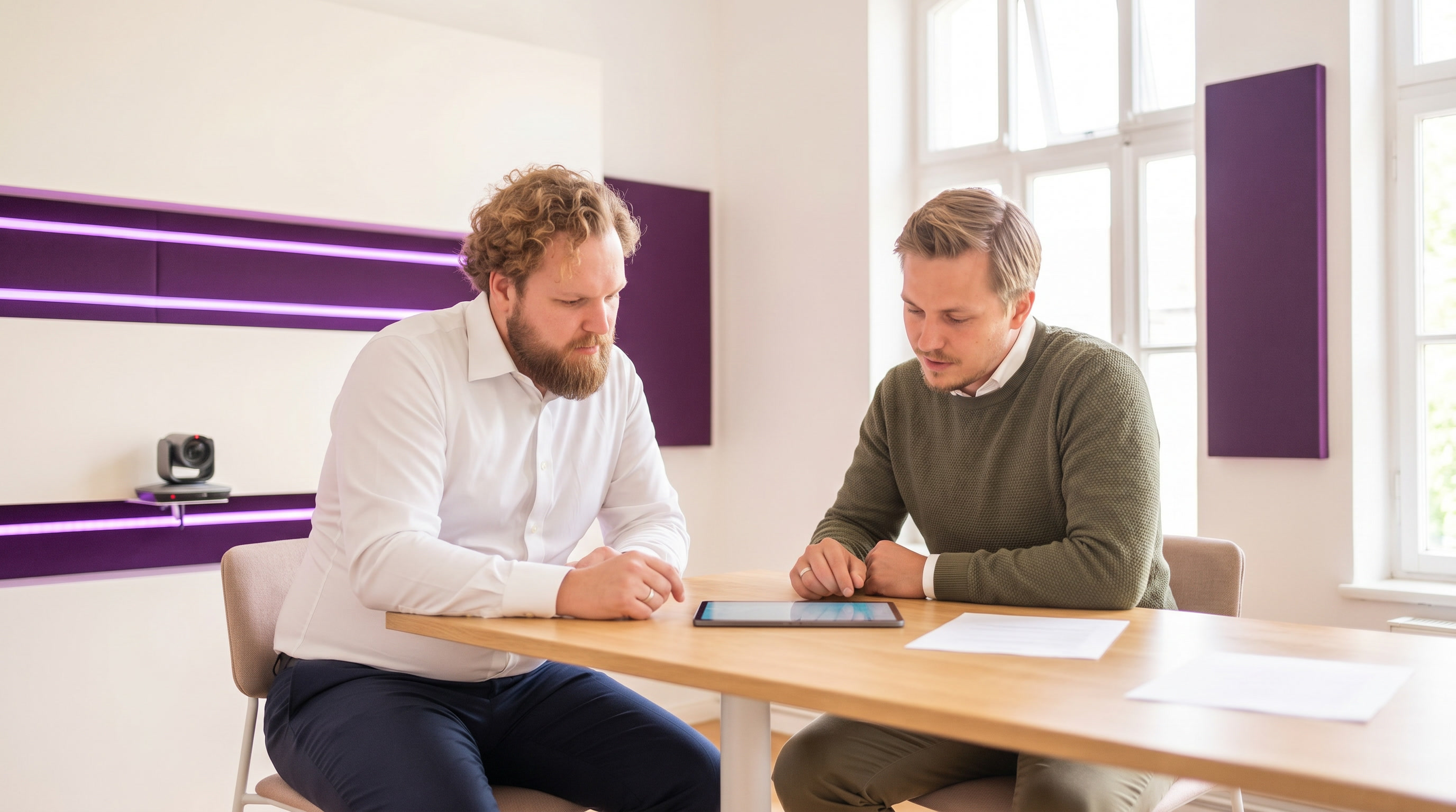 IT-Sicherheits-Kurzcheck — Interview zwischen implec-Berater und Unternehmer
