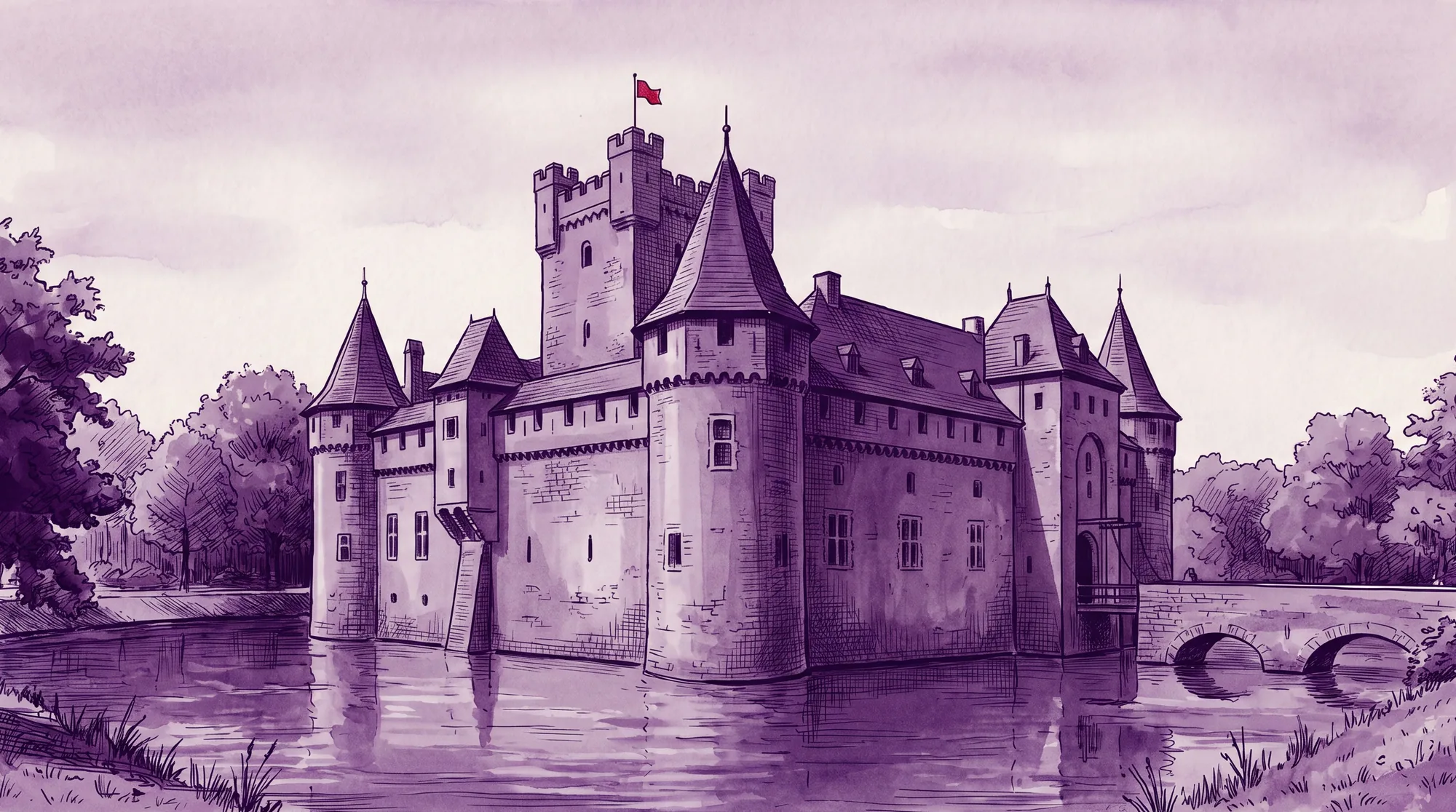 Krefeld mit Burg Linn — implec IT-Dienstleister in der Region